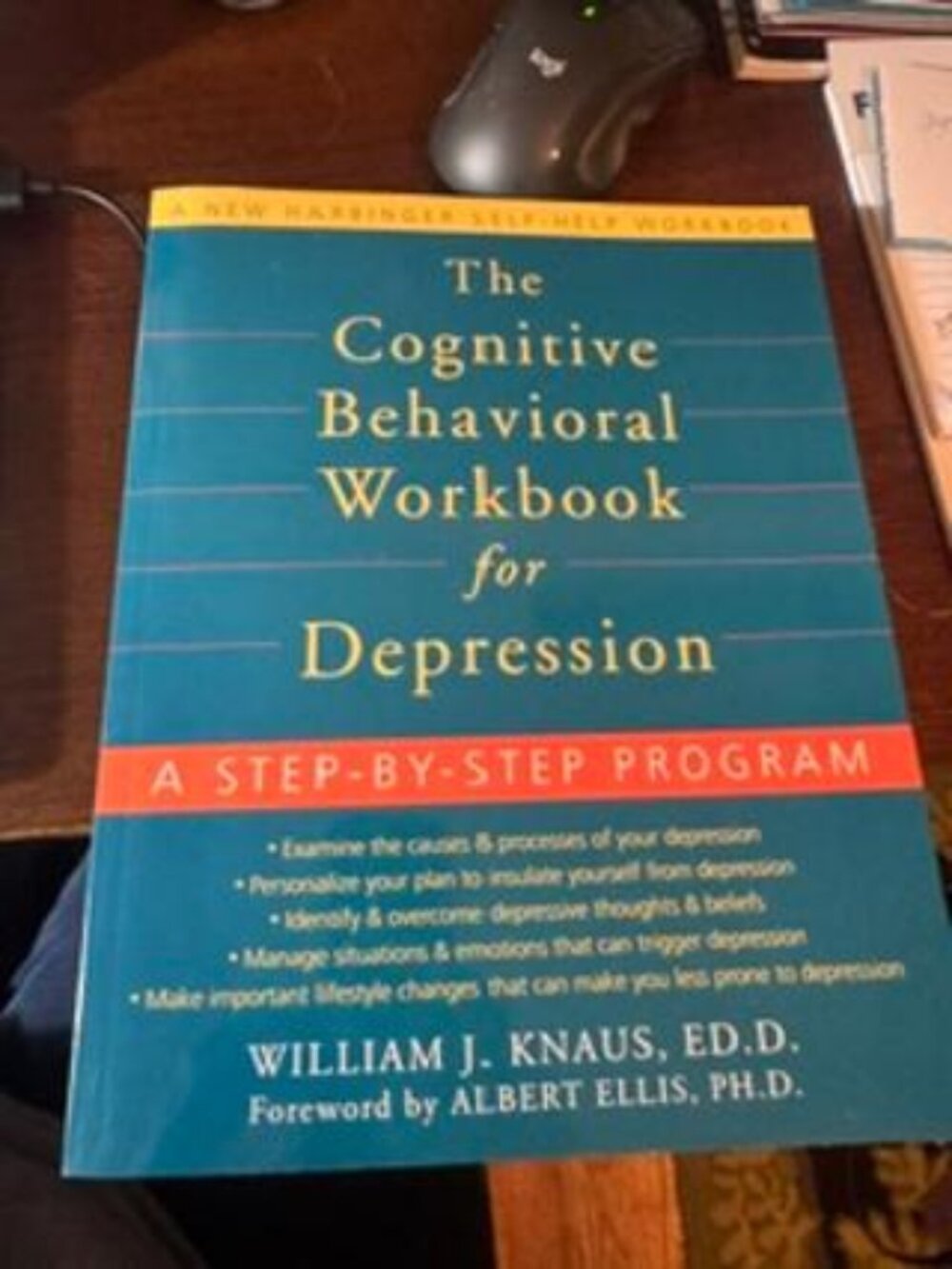 The Cognitive Behavorial Workbook for Depression Book